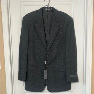 NWT LACROSSE mens  Gray TWEED Blazer SIZE 40 R